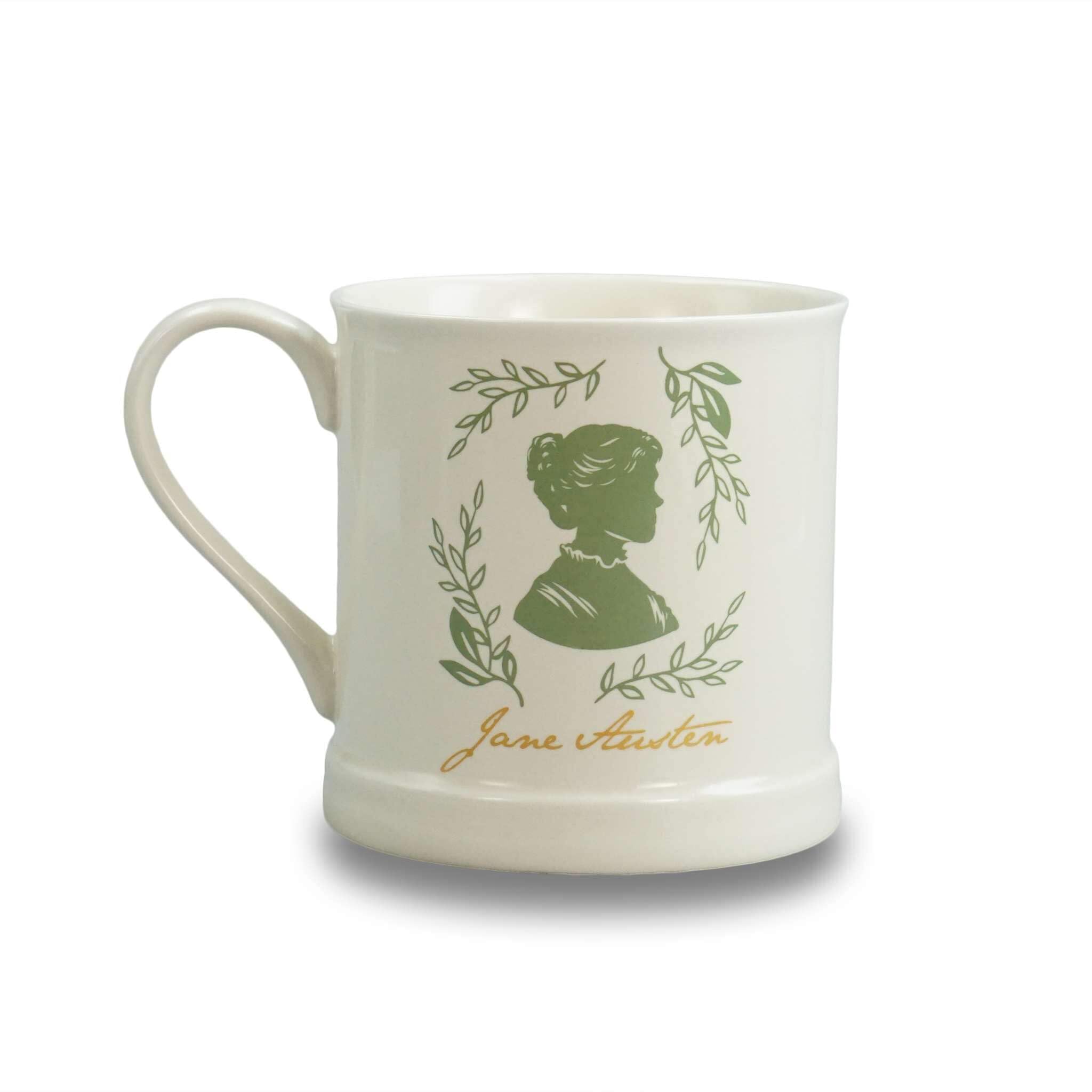 Half Moon Bay Jane Austen Mug Vintage Shape 375ml Jane Austen | Ceramic Mug | Tea Coffee Cup | Novelty Gift | Collectible | Official Licensed Merchandise