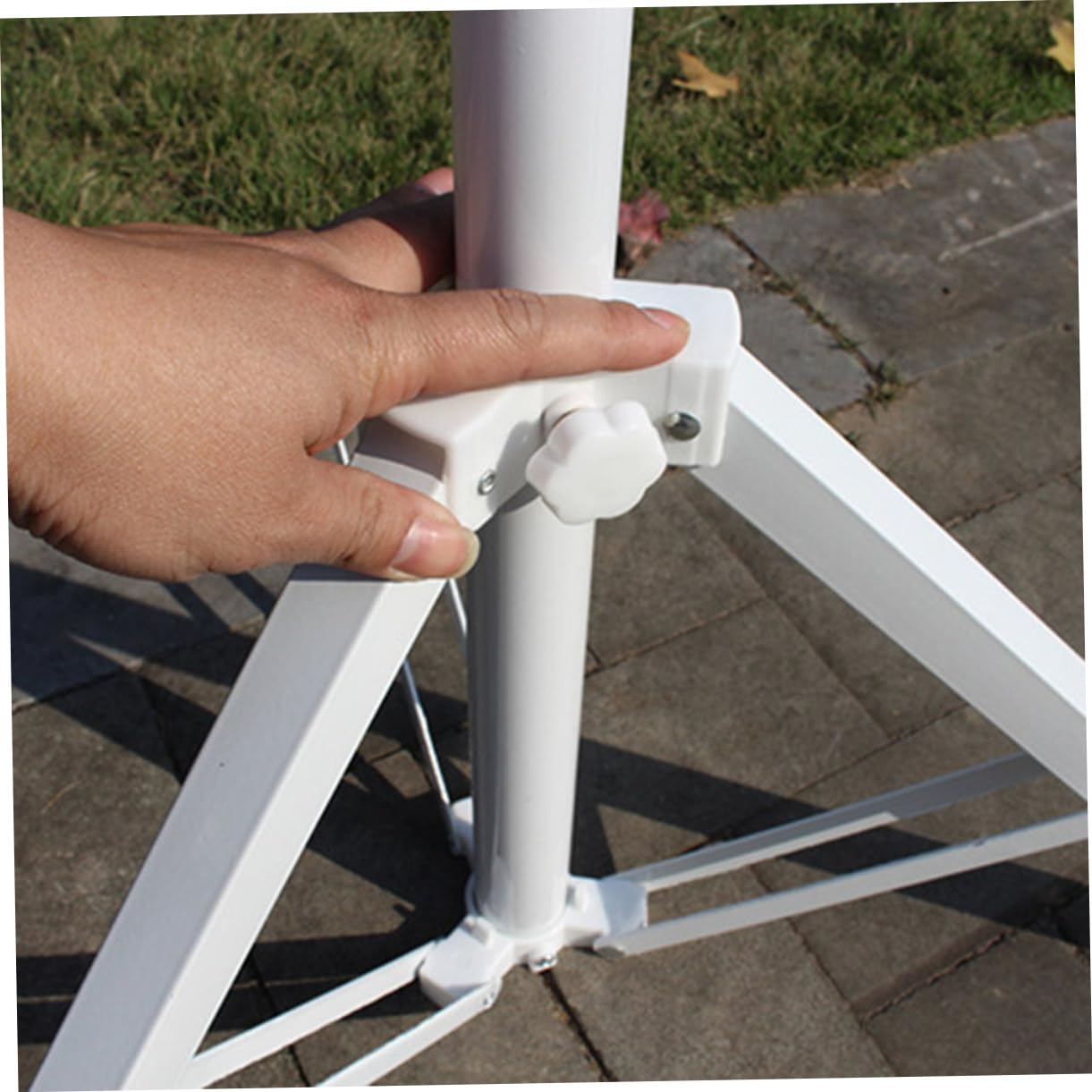 TOYANDONA Base de Sombrilla Triangular para Playa Resistente Soporte de Fijación para Exteriores para Uso Jardín o Terraza