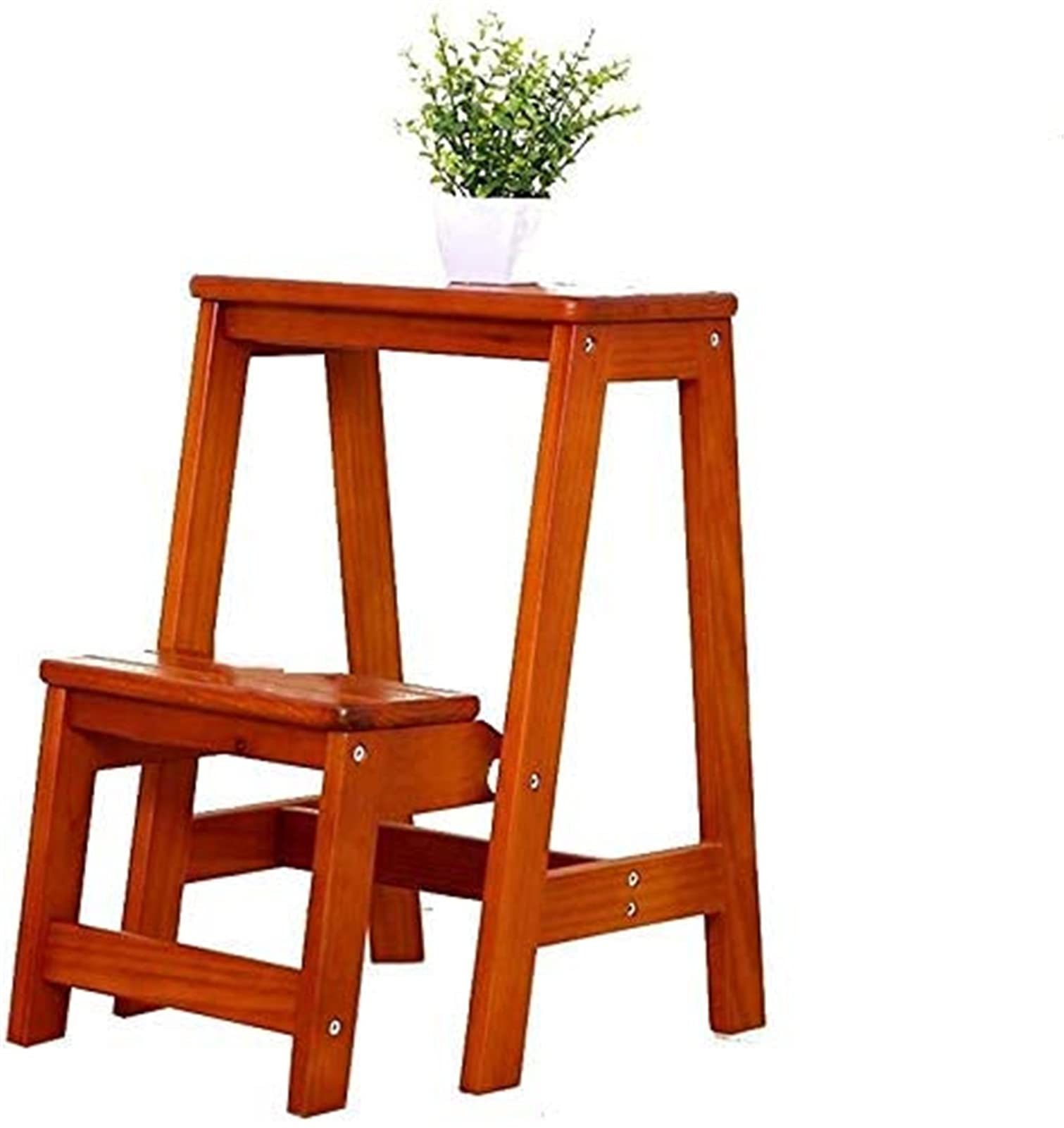 Escaleras de madera maciza multifunción para cocina y baño familiar
