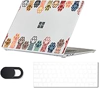 Vista 1 de Se7enline Compatible con Microsoft Surface Laptop 5 2022 de 13.5 pulgadas para Surface Laptop 4/3/2, material Alcantara 1769/1867/1958/1950