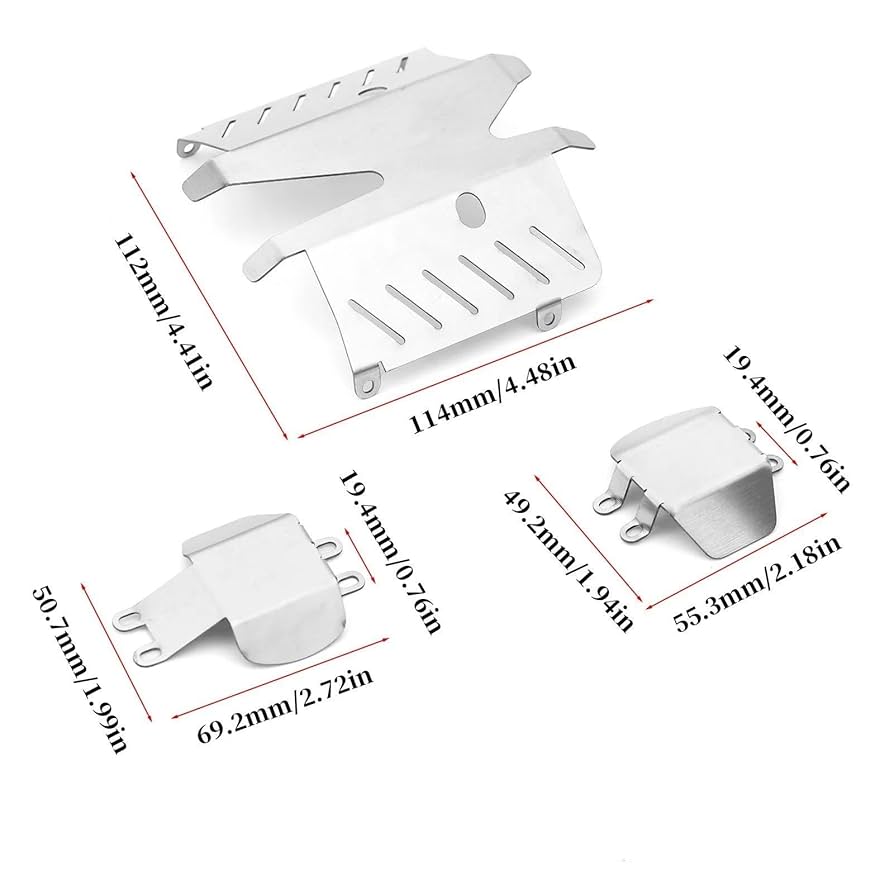 タミヤ TA02 シャーシ メカ プロポ ラリースキッドガード セット