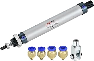 Tool parts Pneumatic Air Cylinder 16mm Bore 75mm Stroke With Y Connector And Quick Fittings