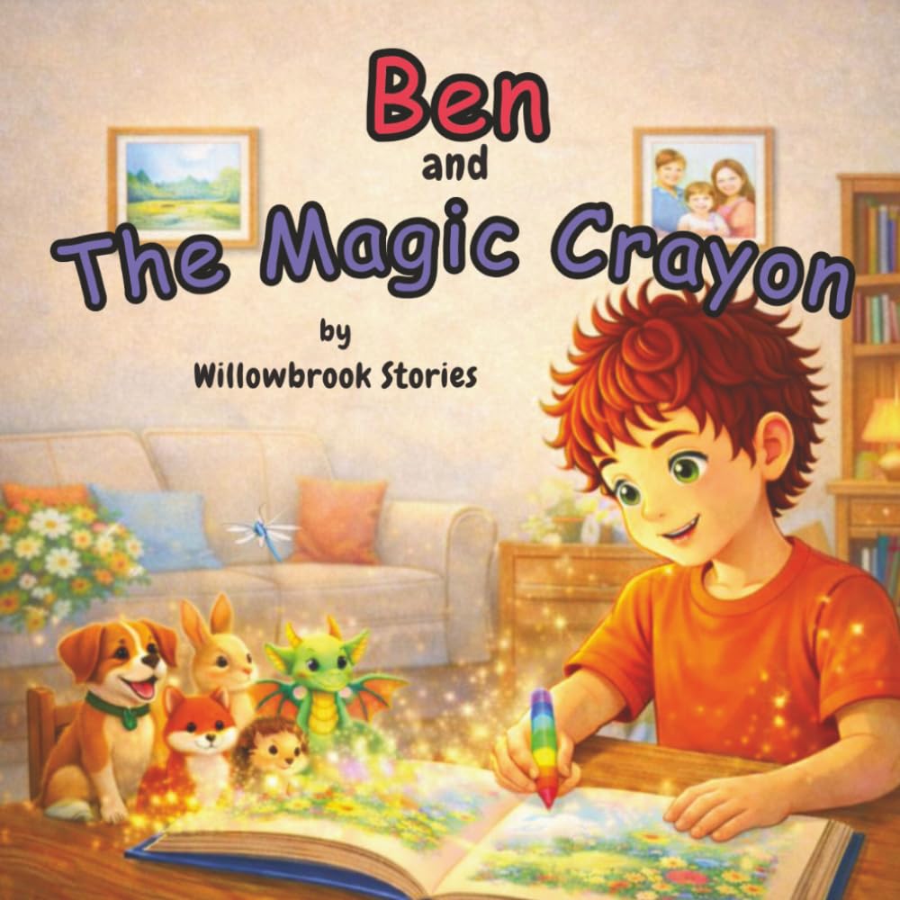 Ben and The Magic Crayon: A Magical Illustrated Children’s Story About Imagination, Responsibility and Creativity, for Boys Aged 4–7 (Picture Story Books for Boys)