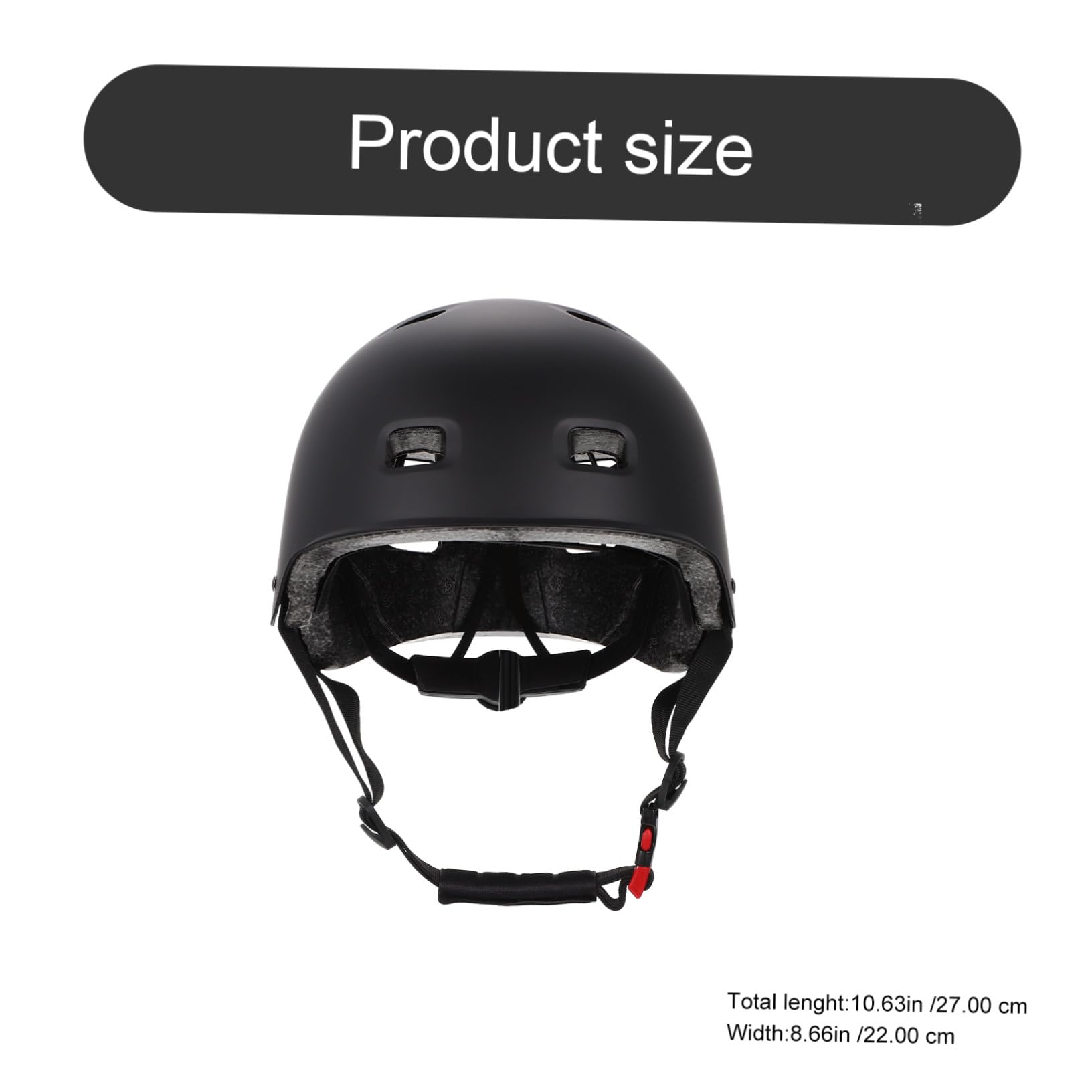 Casque de Skateboard Sportif Adulte Ventilé Abs Noir 1 Pièce | Léger et Portable, Usage Vélo et Patinage en Extérieur, Style Mode, pour Hommes et Femmes