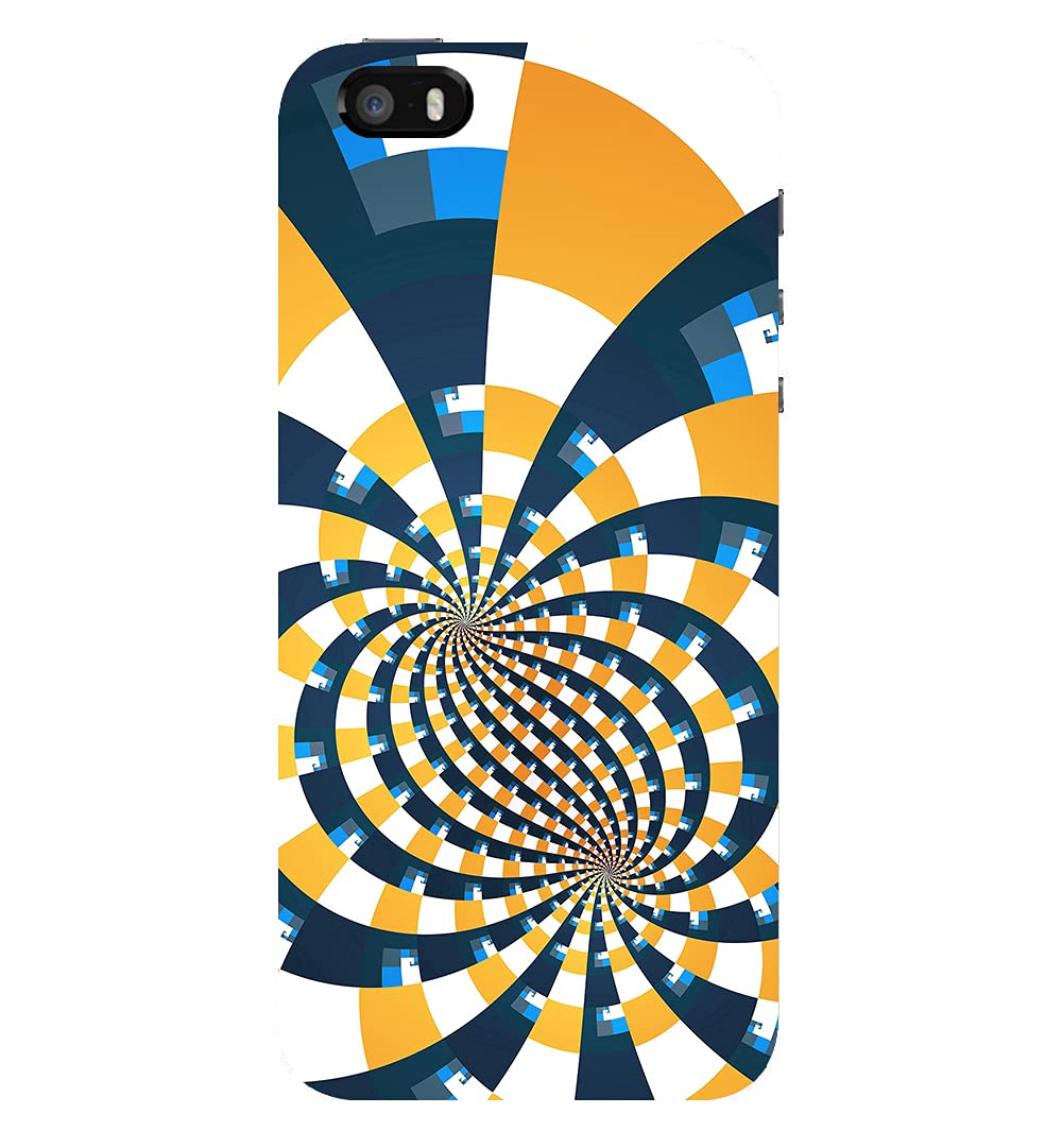 Premium ''Abstract Color Pattern'' (Yellow/Blue) Printed