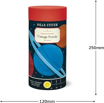 Cavallini & Co. Solar System Puzzle- 1000 Pieces