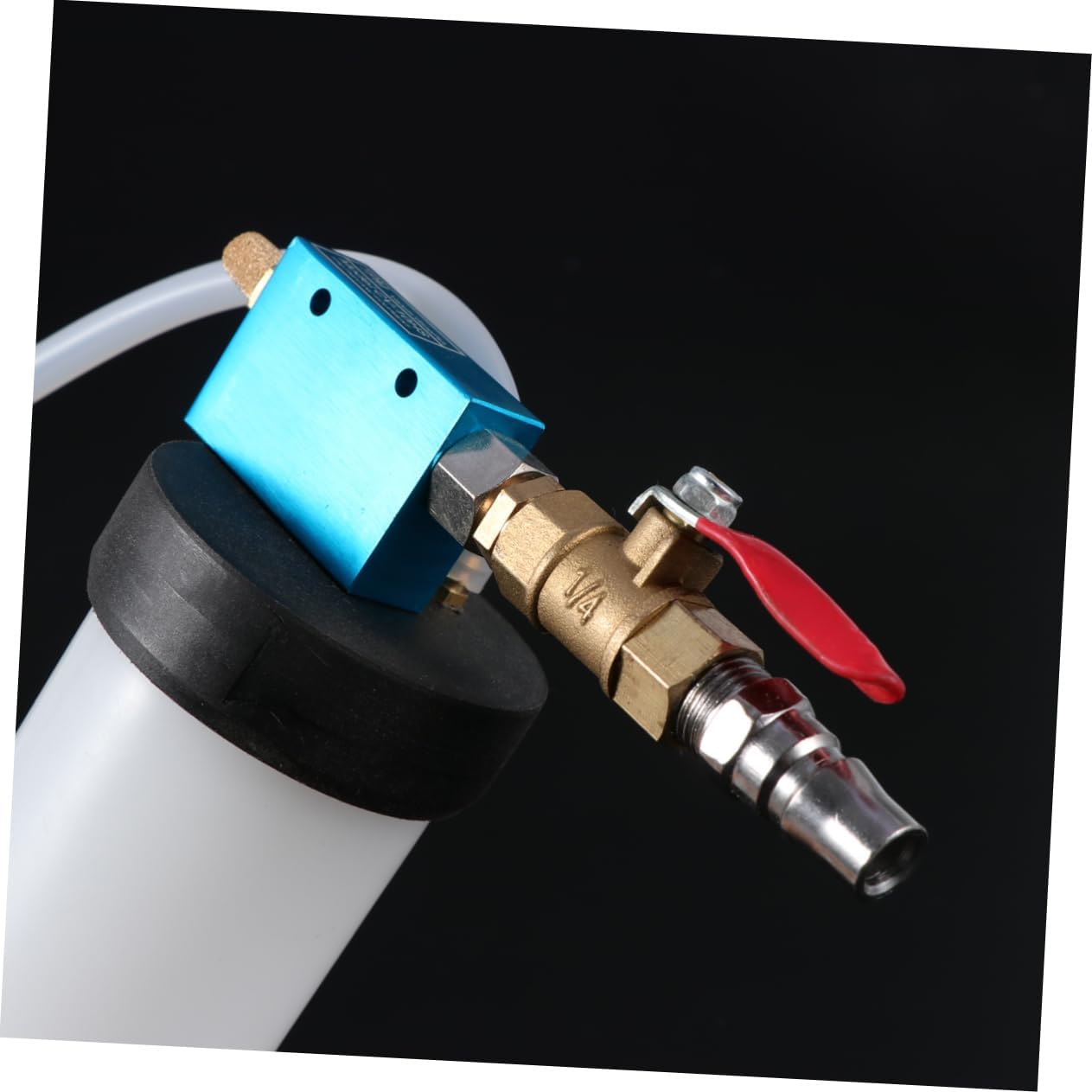 Mobestech Hydraulic Extractor Kit for Change Easy to Use Automotive Bleeder Tool for Cars Trucks Quick Fluid Replacement Air Evacuation for Engineering Vehicles