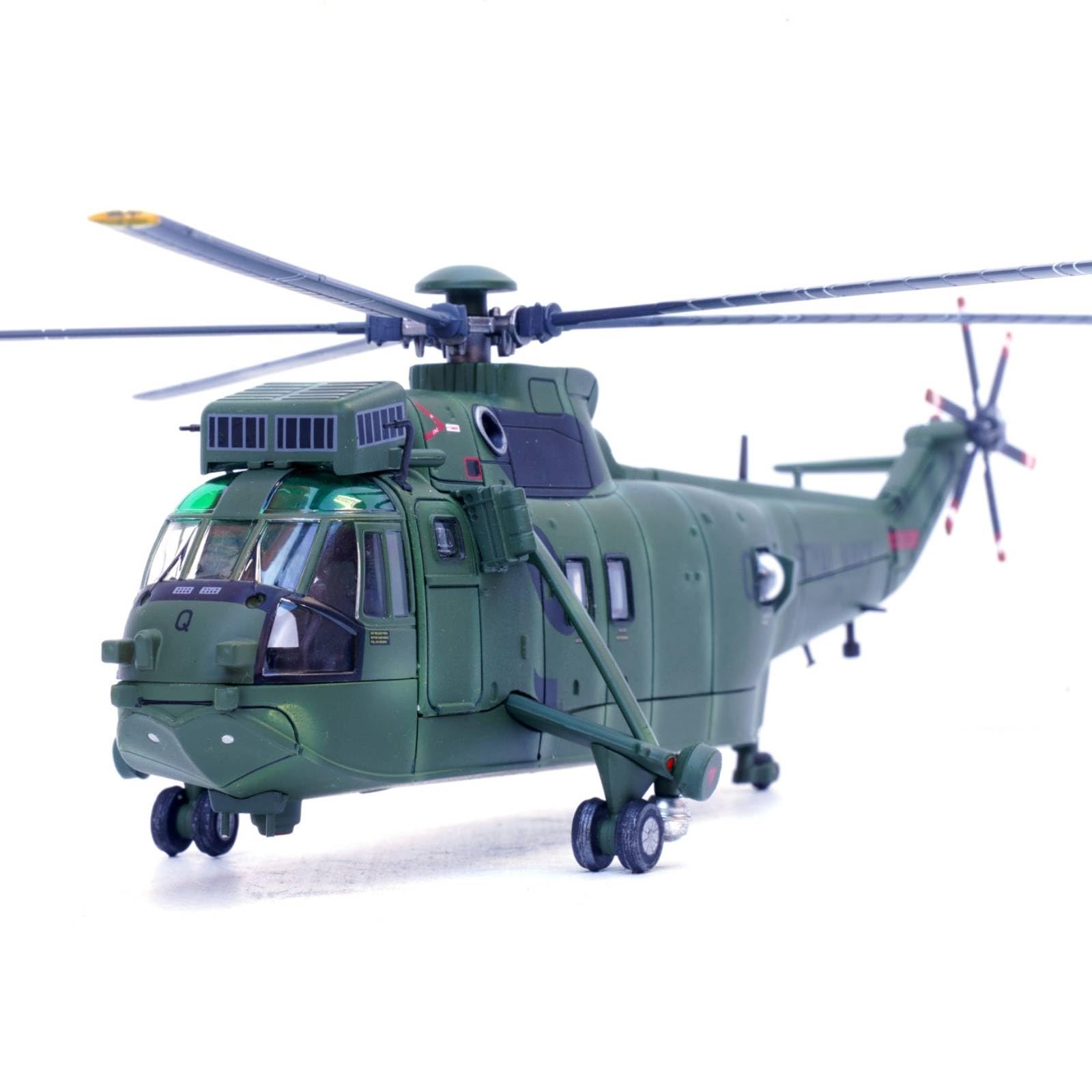 Modellino di Elicottero Premium Modello Militare da Collezione Robusto Elicottero in Miniatura per Collezionisti, Modellisti