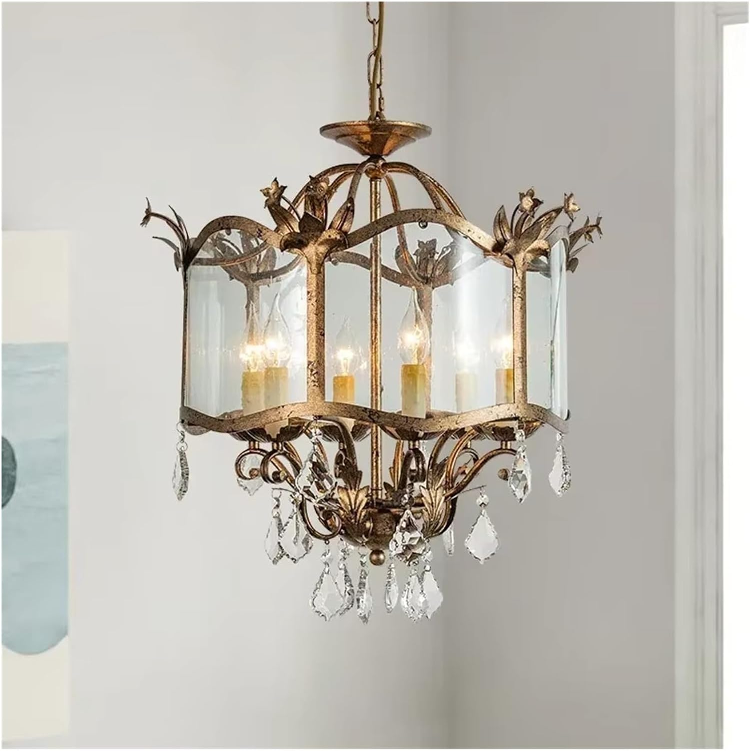 Vintage Style Restaurant Chandelier, French Candle Chandelier,Indoor Illumination