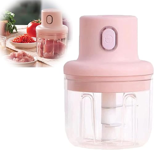 Picadora eléctrica procesador de alimentos pequeño picadora de acero inoxidable molinillo de verduras máquina de ajo eléctrica inteligente máquina