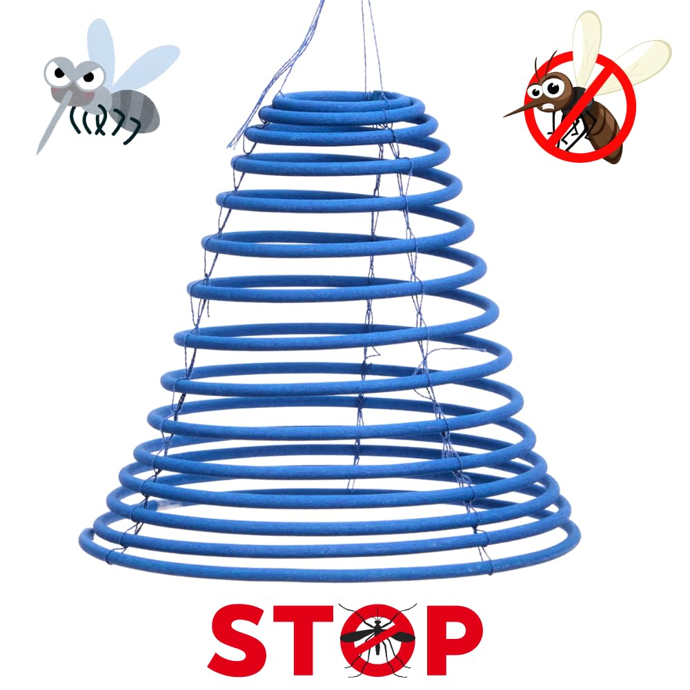 Pacco 2 Pz Spirale Zampirone Esterno o Interno Citronella, Candela Naturale Bobina Bastone Incenso Lunga Durata, per Interni Esterni Giardino Parco Campeggio Pic Nic Grigliate Cene