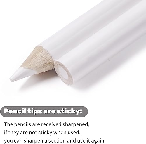 Miniatura 6 de Juego de herramientas de pinzas para lápices de cera para resina con parte trasera plana, diamantes de imitación, arte de uñas, gema de punteado de