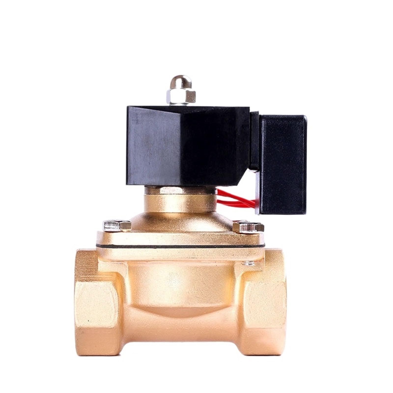 KKCZOFMJ 1-1/2" Solenoid Valve Normally Closed 12V 220V 24V 110V 240V Non Hot Solenoid Valve For Water Gas Oil(BSPT-240VAC)