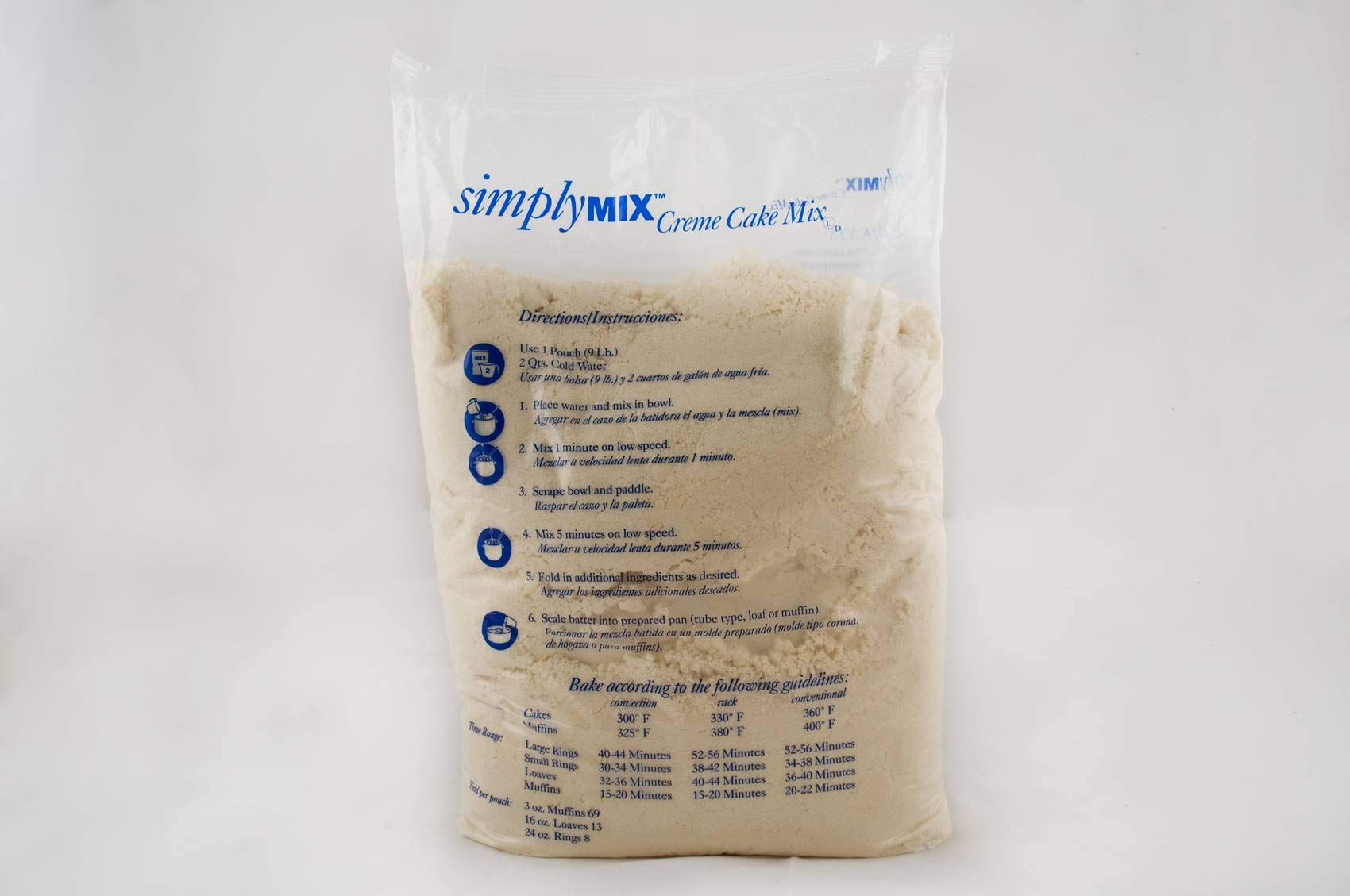 Creme Cake Mix 3 Case 9 Pound by General Mills – Pack of 3