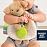 Itzy Ritzy - Itzy Lovey Including Teether - Baby Lovey with Teether, Textured Ribbons & Dangle Arms - Features Crinkle Sound, Sherpa Fabric and Minky Plush (Puppy)