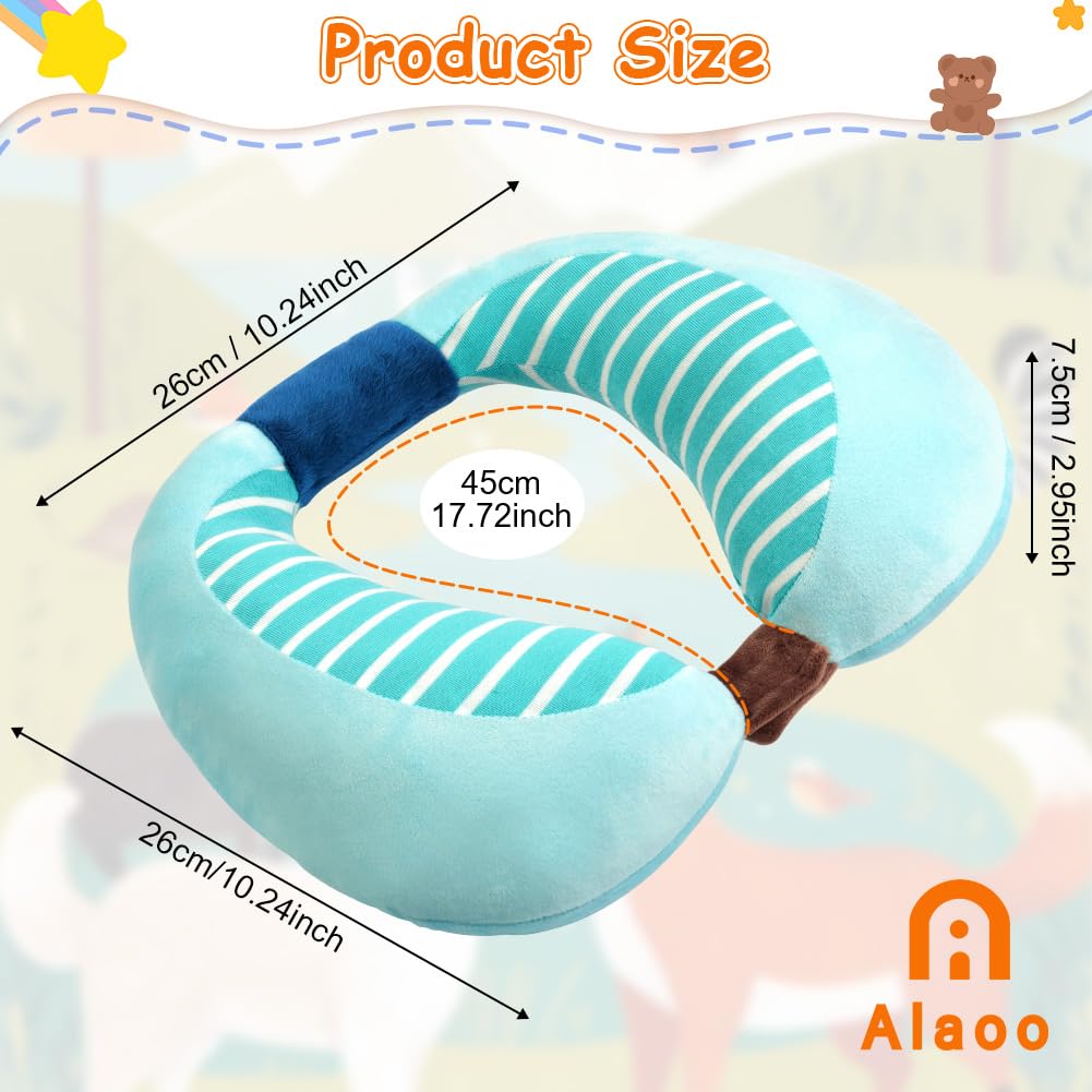 Alaoo Baby Neck Pillow for Travel Breathable Soft U-Shaped Head Neck Protector - Image 2