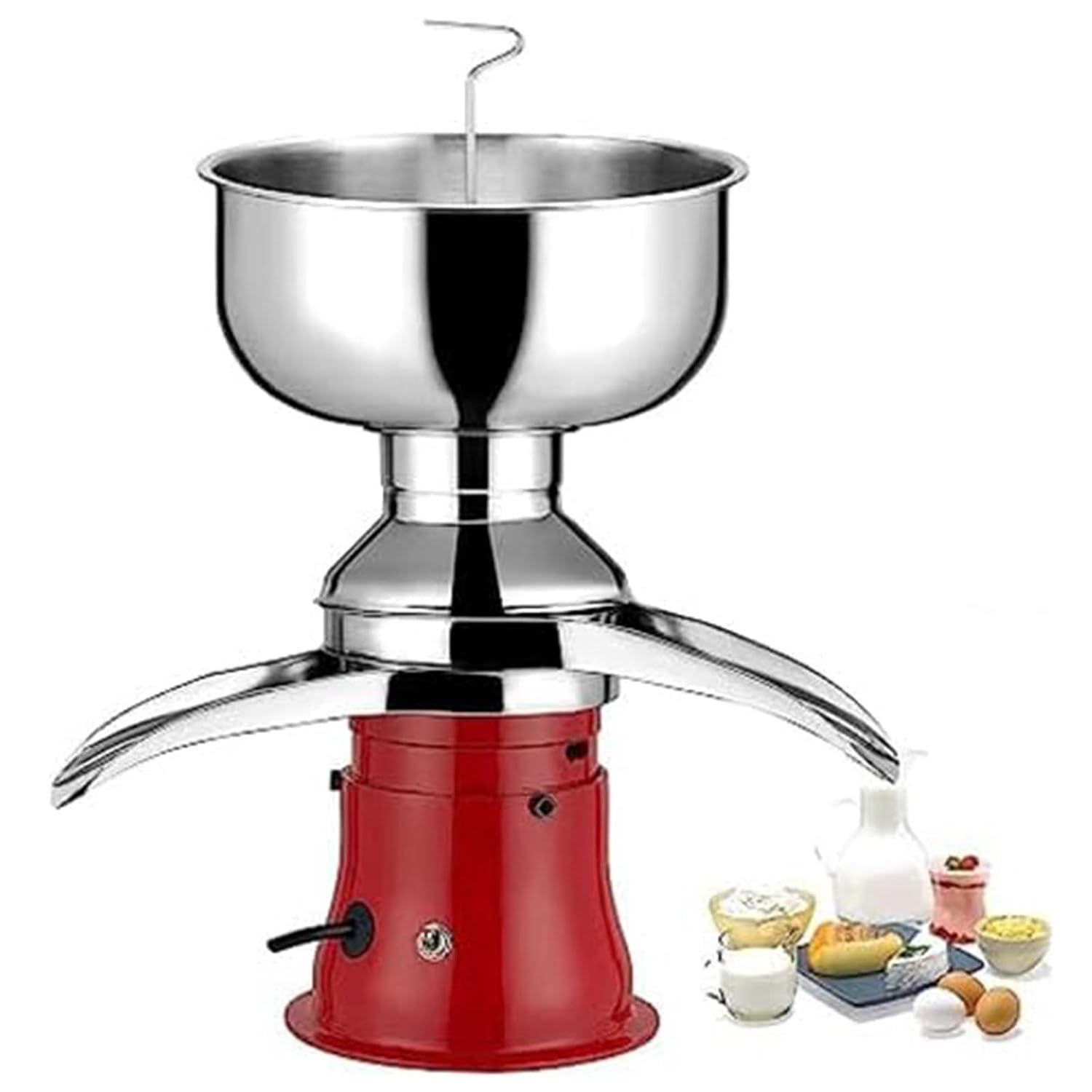 Schiumatore per latte, separatore centrifugo per panna fresca, separatore elettrico per panna in acciaio inossidabile 304, separatore centrifugo per panna e burro da 50 l/h, capre e mucche t