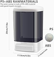 Vista 2 de Manual Soap Dispenser Kitchen Bathroom 33.8oz/1000ml Wall Mounted Hand Commercial Soap Dispenser for Liquid Containers Shampoo Gel Chamber Plastic