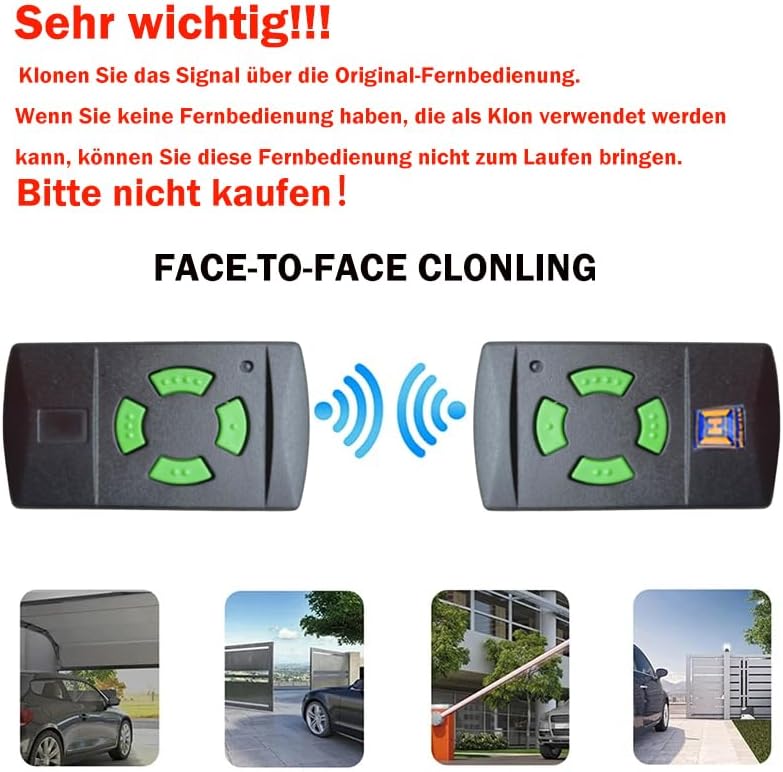 Diagram showing face-to-face cloning process between two remote controls