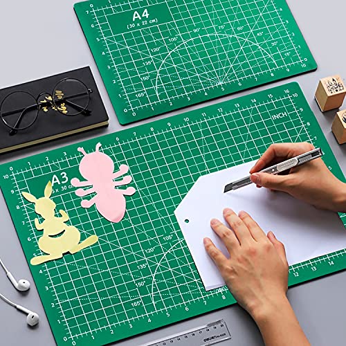 image for Gwybkq Self Healing Cutting Mat 9'' x 12'' and 12'' x 18'' Cutting Mat