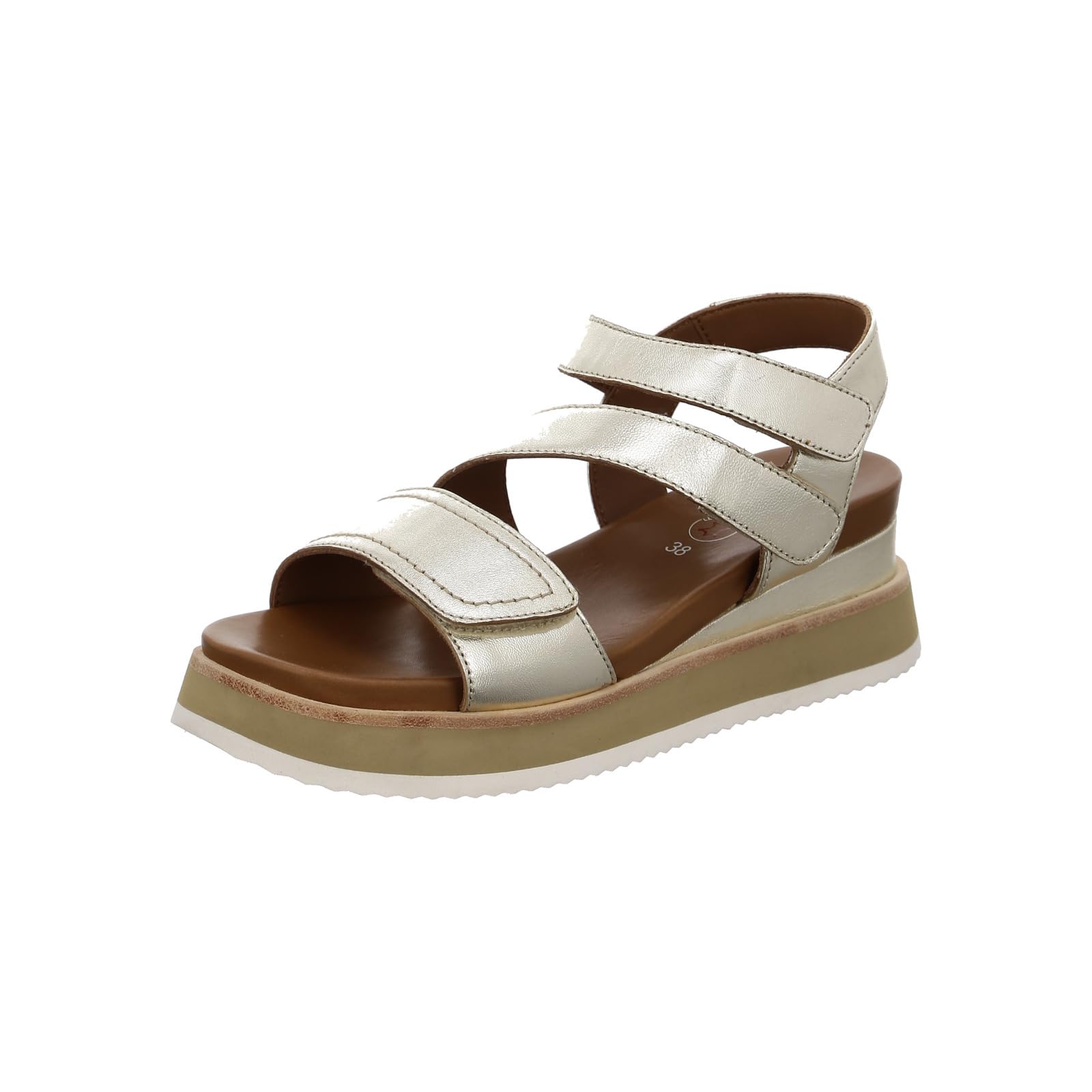 ARA Women's Valencia Sandal, platinum, 3.5-4 UK