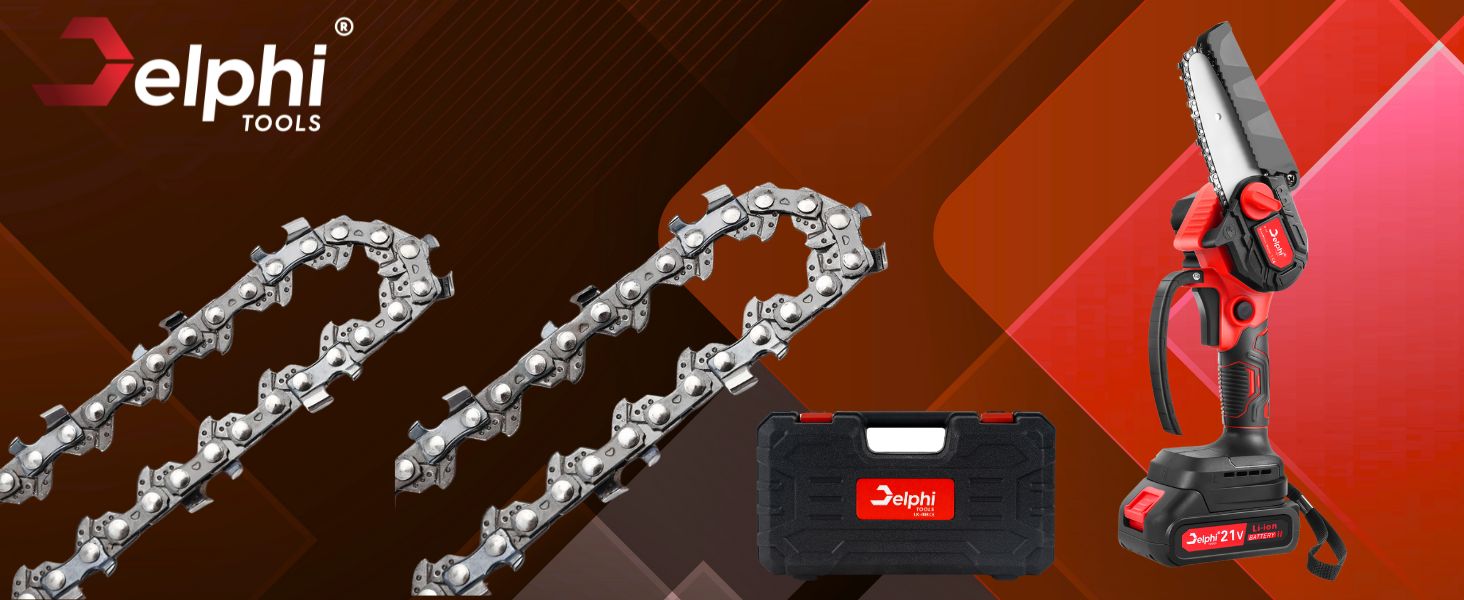 Delphi Mini Kettensäge Mit 3000 MAh Akku Bürstenl Produktbild-Vorschau 4