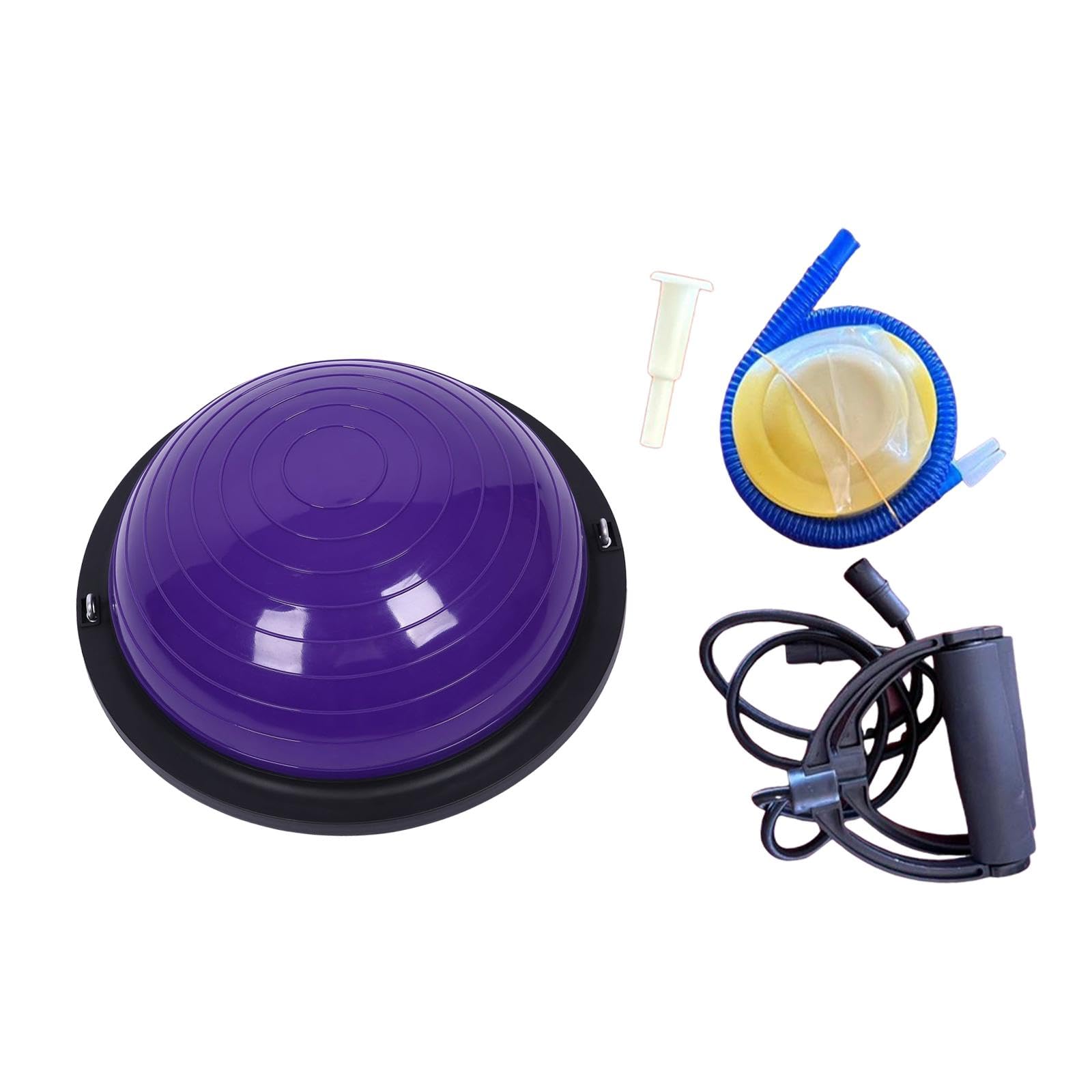 harayaa Gleichgewichtsball Balance Kissen Gymnastikball Und Trainingsball Aus PVC mit Strukturierter Standfläche für Pilates Und Funktionelles Training Z
