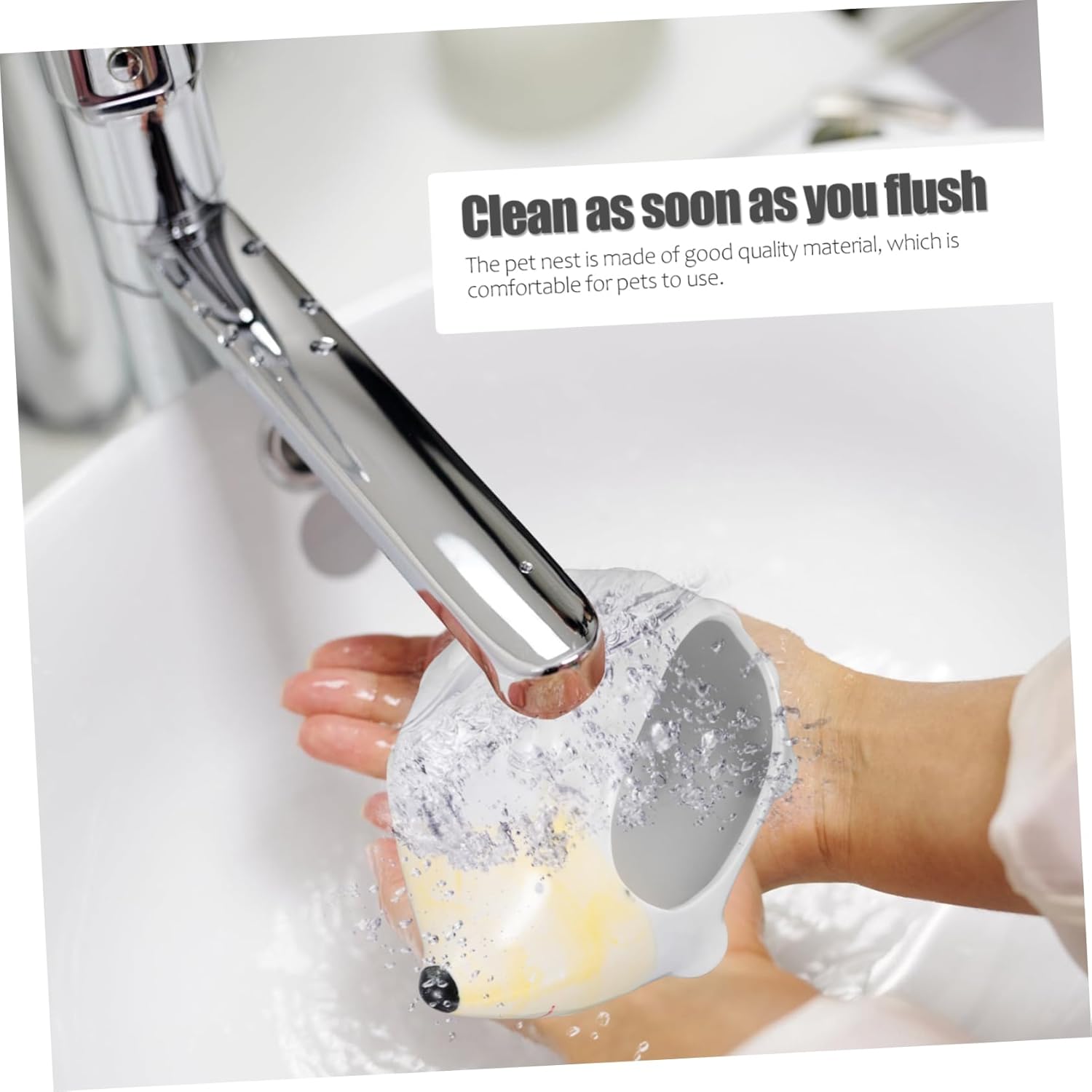 BESPORTBLE Large Ceramic PET Nest for Hamsters Guinea Pigs Hedgehogs Cooling House Insulated Design for Small Pets for Summer Use