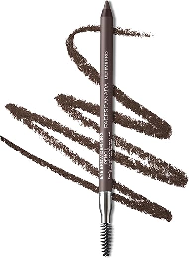 FACES CANADA Ultime Pro Eyebrow Defining Pencil – Tan 01, 1.2 g | Gel Gliding, Long Lasting Color Pay Off | Natural Looking Brows | With Spoolie Brush | Waterproof,…