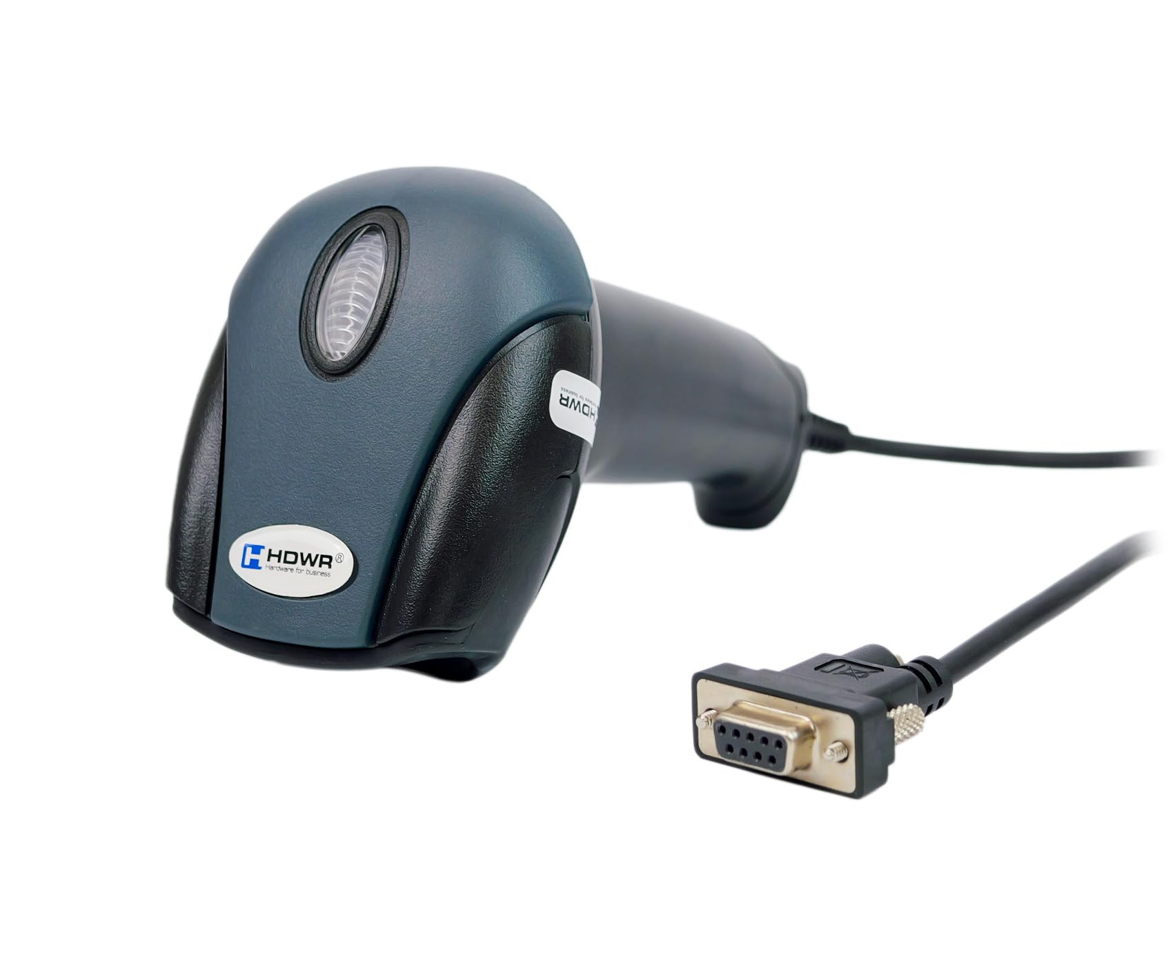 Automatisches Barcode-Lesegerät HD29A HDWR mit RS232 Kabel | Barcodescanner zum Lesen von Strichcode mit verstellbarem Standfuß | Schnelles Strichcode-Lesegerät| 1D Code