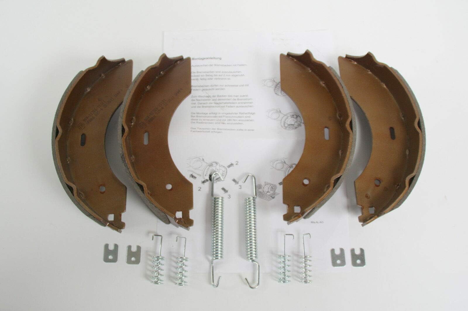 Ganasce Freno AL-KO Set 200x50 Per Assi - Ricambio Originale Con Molle (1213889) Ganasce Al-ko - Foto 2