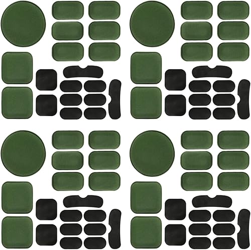 AOUTACC Almohadillas universales para casco Airsoft, kit de almohadillas de espuma de repuesto para casco rápido, michACHUSMCPASGT