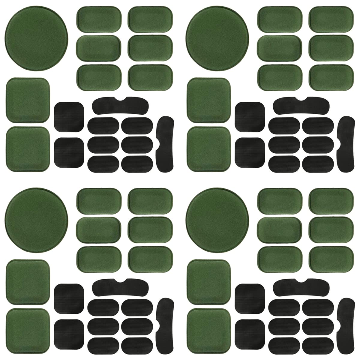 AOUTACC Universal Airsoft Helmet Pads, Soft Helmet Replacement Foam Padding Kits Accessories Mats for Fast/Mich/ACH/USMC/PASGT Helmet