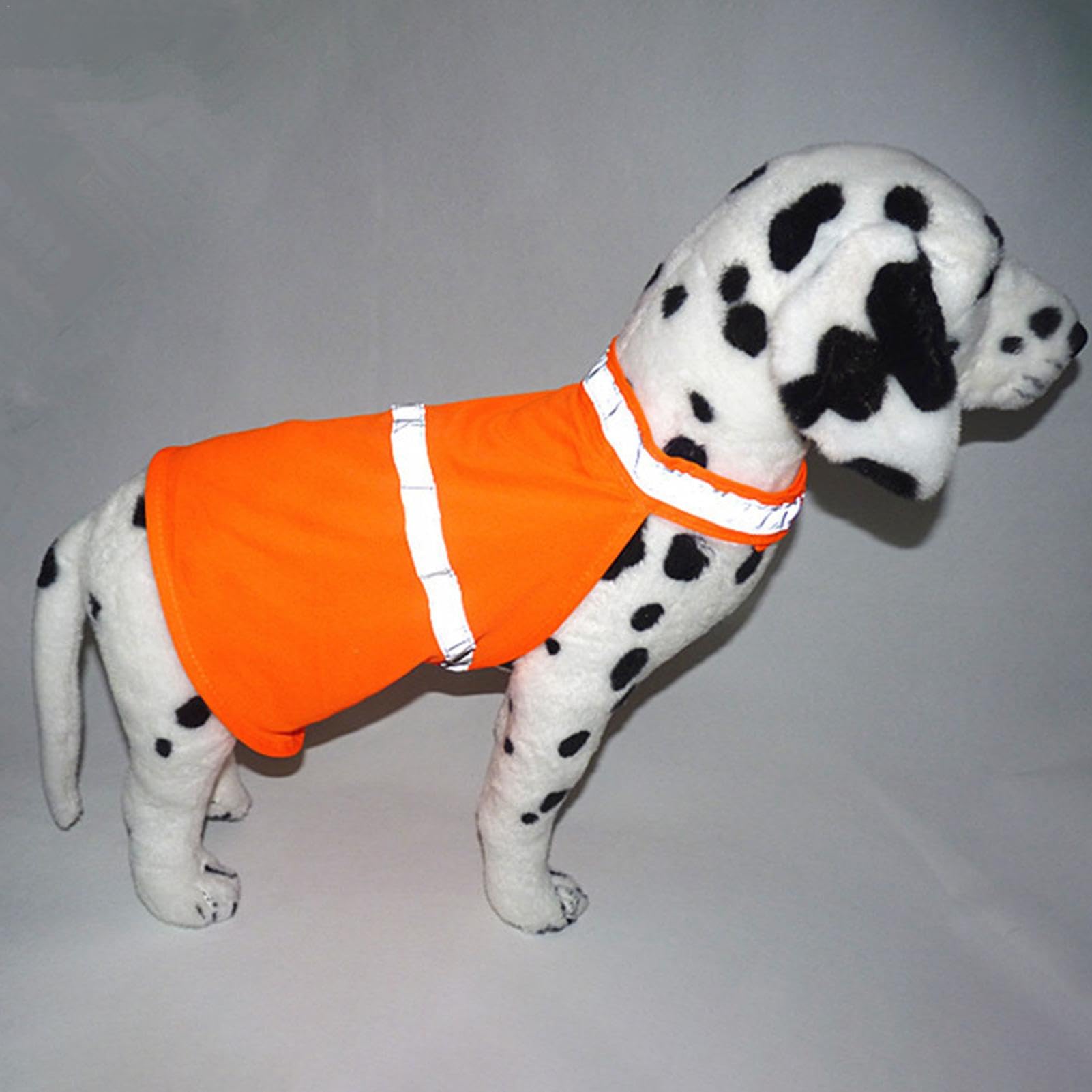 Gilet di sicurezza per cani | Gilet riflettente per cani, tessuto fluorescente Gilet di visibilità per cani Gilet arancione regolabile per cani fluorescente - Gilet da caccia per cani Articoli per ani