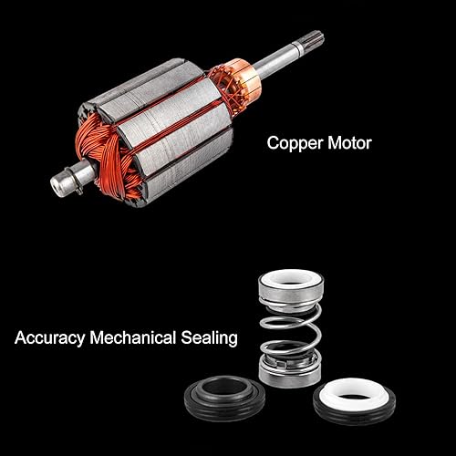 Miniatura 8 de Bomba solar de CC, Bomba sumergible de 24 VCC, Bomba sumergida de cabeza de 131.2 ft de alta presión, Bomba de refuerzo para riego de césped de