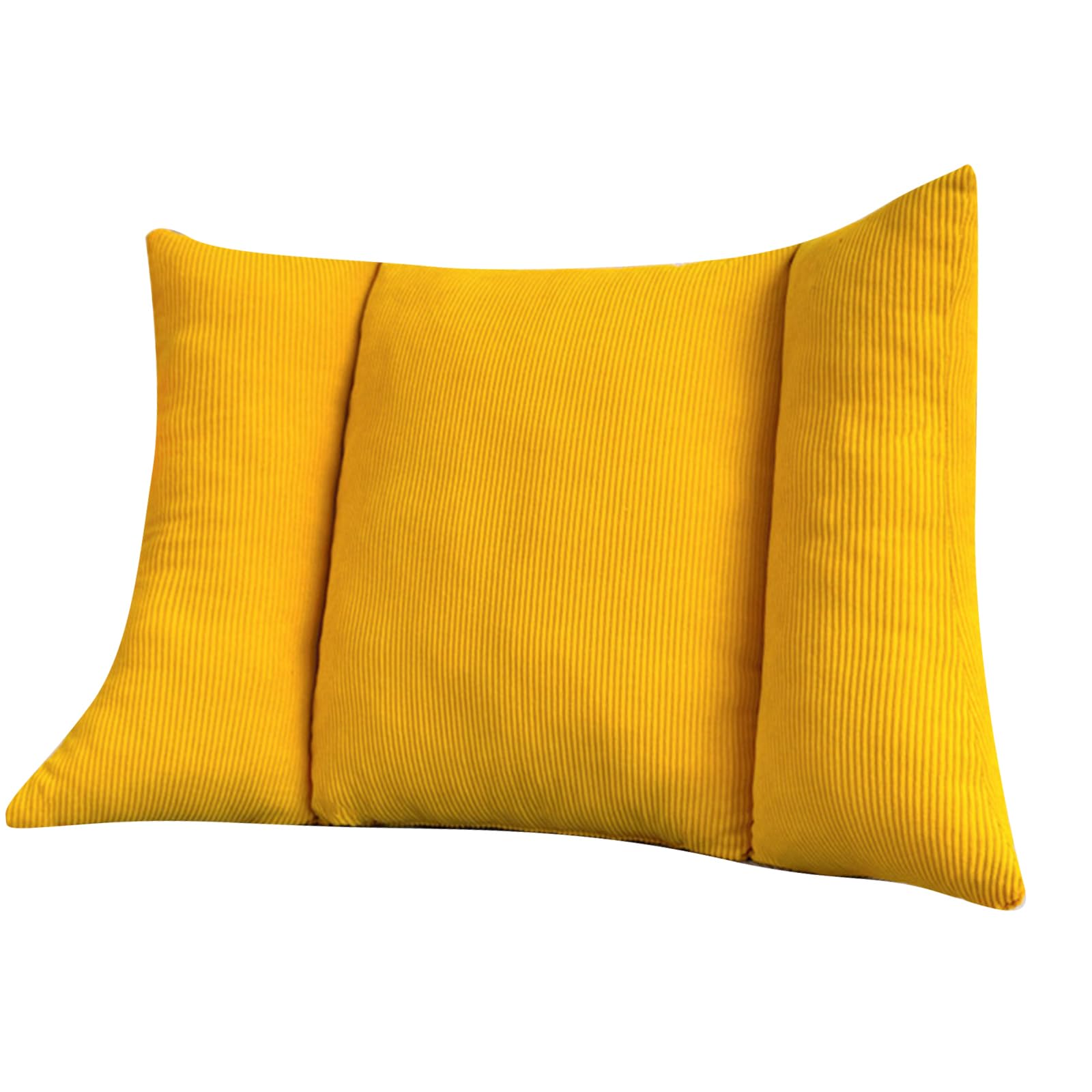 Jazuaiao Ergonomic Lumbar Pillow for Chair Breathable Polyester Home Sofa Backrest Cushion with PP Cotton Filling Chair Cushion for Lower Back Relief