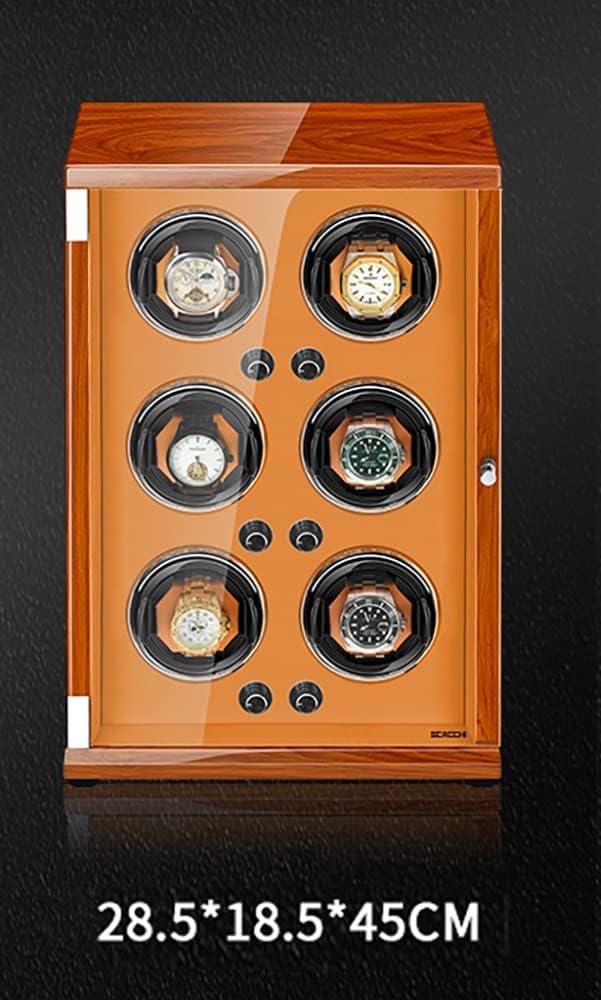 ワインディングマシーン 10本収納 腕時計 自動巻き ケース 静音 PU