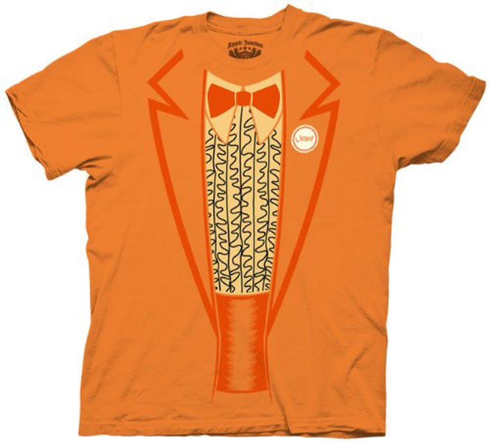 Dumb Dumber Tux Costume Orange T-Shirt Tee