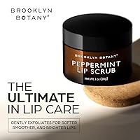 Vista 5 de Brooklyn Botany Exfoliante para Labios 1 oz – Hidratante labial para labios secos y agrietados – Exfoliante labial suave para labios suaves y más