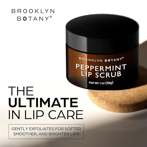 Miniatura 5 de Brooklyn Botany Exfoliante labial de 1 onza Hidratante labial para labios secos y labios agrietados Exfoliante de labios suave para labios suaves