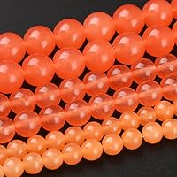 Vista 22 de 45 cuentas de piedra calcedonia verde natural de 0.315 pulgadas (0.315 in) para hacer joyas, pulseras, collares y fabricación de joyas, 15 pulgadas