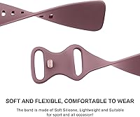 Vista 4 de Tobfit Correas de silicona compatibles con Fitbit Charge 6/5, correas de repuesto deportivas clásicas suaves (paquete de 4)