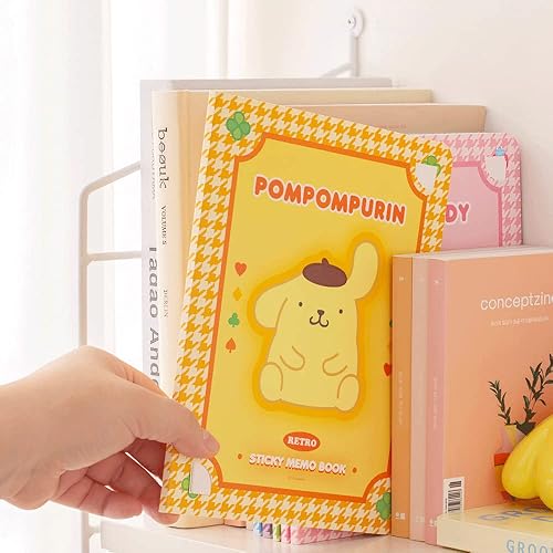 Miniatura 8 de Lindo cuaderno de notas adhesivas de 6.30 x 8.27 pulgadas, suministros de papelería Kawaii para adolescentes, niñas, estudiantes, regreso a la
