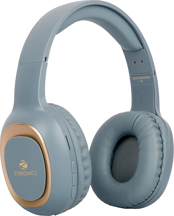 Zebronics Zeb Paradise Wireless BT Headphone Comes with 40mm Drivers