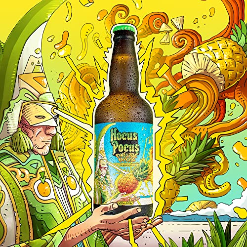 Cerveja Hocus Pocus Pineapple Express American IPA com Abacaxi 500ml