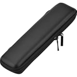 Hard Shell Pencil Case Stylus Pen Case Holder Slim Pen Case Small Travel Pen EVA Pocket Pencil Case for Executive Fountain Pen Mechanical Pencil Ballpoint Pens&comma; Black