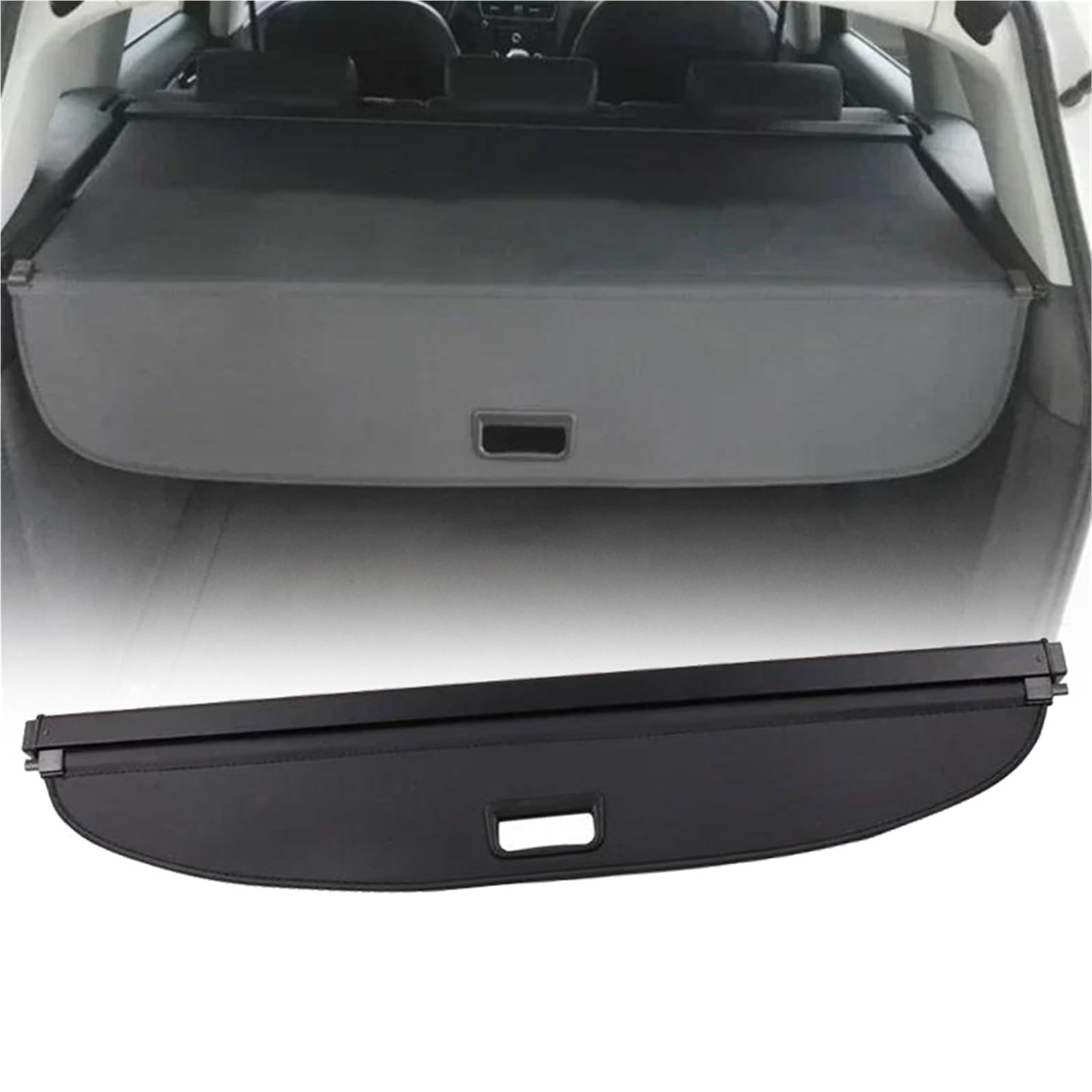 Couverture de coffre pour Audi Q5 2010-2019 rideau plage arrière noir