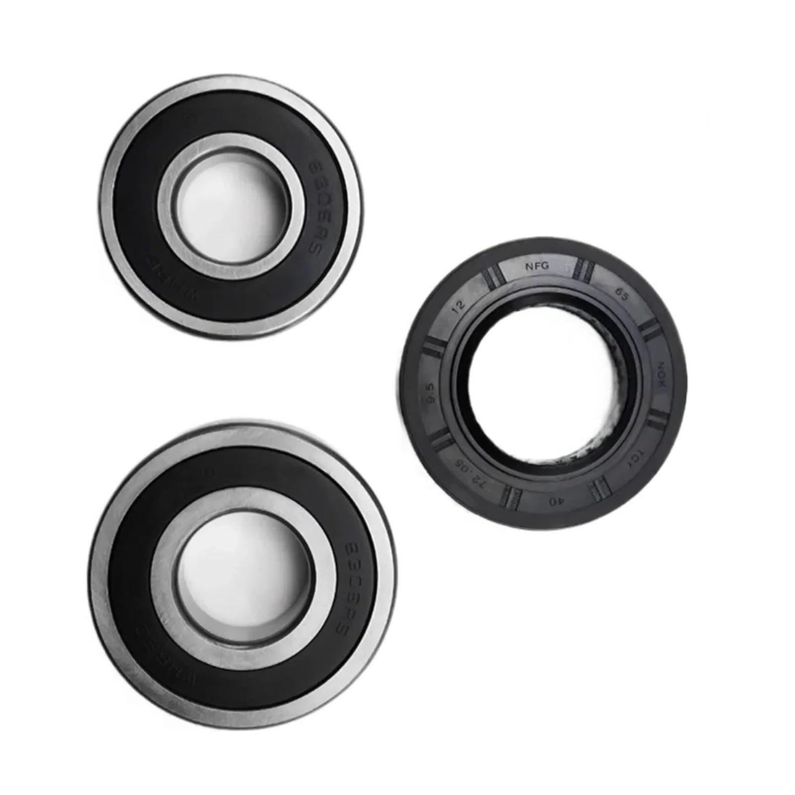 Kit De Rodamientos Con 00218910610119 6205RS 6206RS，Compatible Con Haier