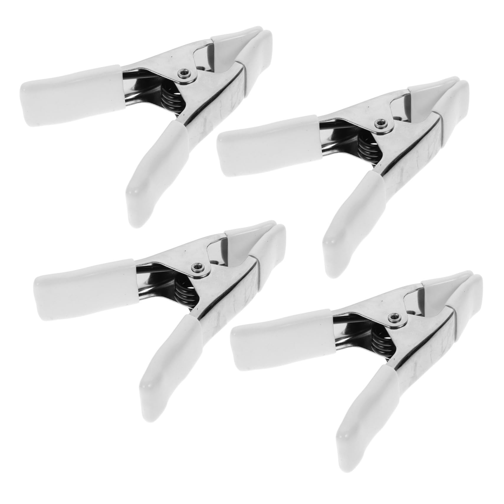 VILLCASE 1set Heavy Duty Plastic Spring Clamps for Backdrop Holders Durable Clips for Photography and DIY Projects Stable and Secure Background Cloth Clips 4pcs