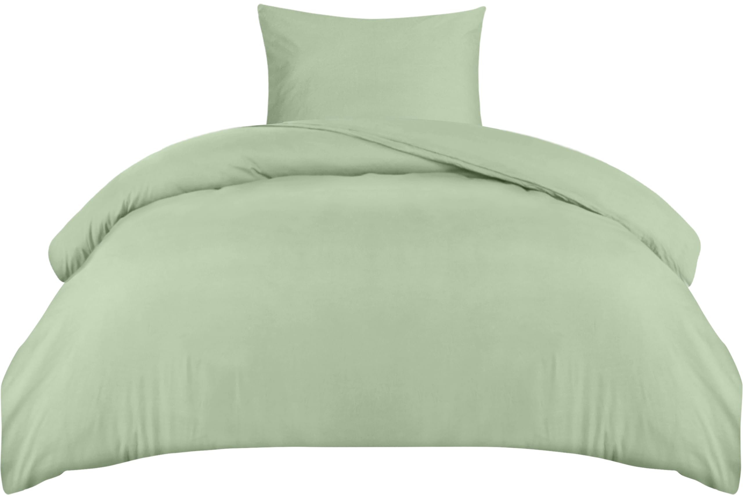 Utopia Bedding Single Duvet Cover Sets - Soft Microfibre Polyester Duvet Cover with Pillow case - Bedding Quilt Cover Set (Sage)